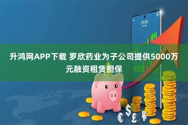 升鸿网APP下载 罗欣药业为子公司提供5000万元融资租赁担保